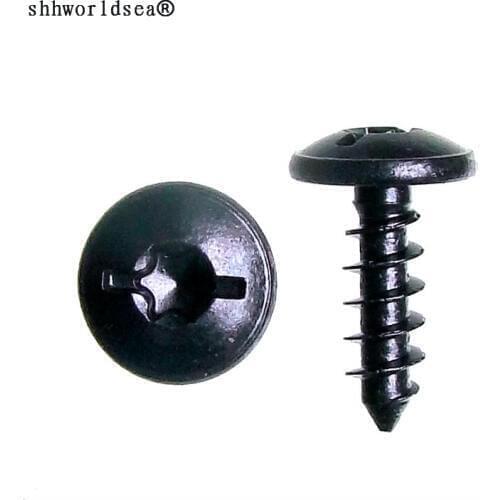 Shhworldsea auto clip fasteners Hexagon socket self-tapping screw front fog lamp trunk lid trim air filter for audi for vw