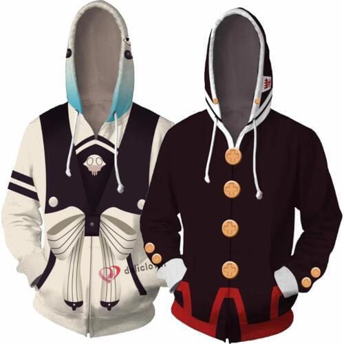 3D Print Hanako-kun Hoodie Sweatshirt Anime Toilet-bound Jibaku Shounen Cosplay Costume Nene Yashiro Costume Hoodie Men Women