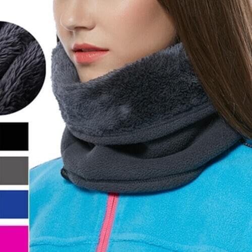 Outdoor Winter Men Women Warm Multifunctional Shawl Snood Fleece Neck Scarf