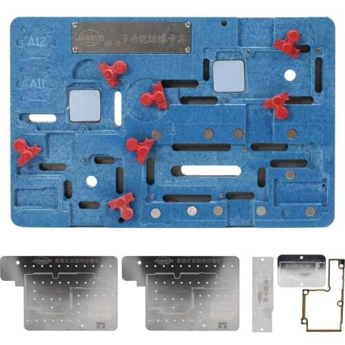 Explosion-proof Cooling Tin Multifunctional Platform PCB Holder Jig for IPX/XS/XS MAX Motherboard Fixture Repairing Tool