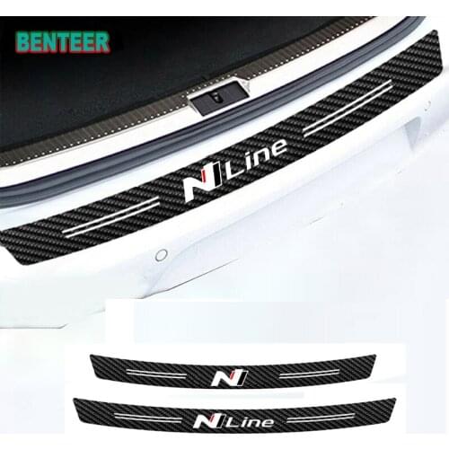 Carbon fiber Car bumper protect sticker For Hyundai i10 i20 i30 i40 ix35TUCSON Elantra SONATA GENESIS SOLARIS VEOSTER TRITON ACC