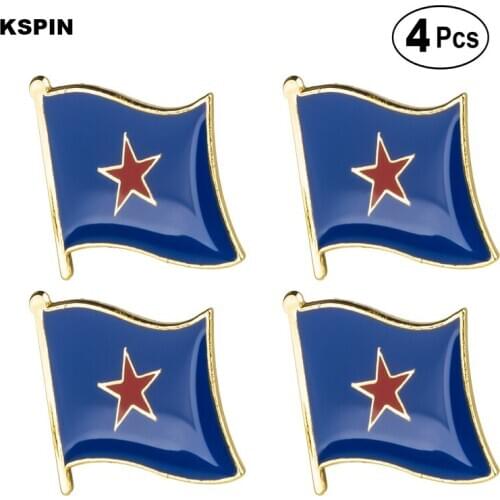 Flag Star Badge Flag Pin Lapel Pin Badge Brooch Icons 4pcs