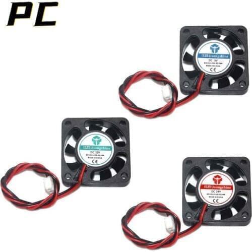 1PC DC 2Pin Mini 3010 Cooling Fan 5V/12V/24V 30MM 30x30x10mm Small Exhaust Fan for 3D Printer 3010 2 pin for 3d printer