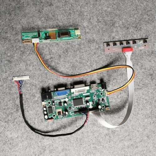 1CCFL M.NT68676 LVDS 30Pin VGA+DVI 1280*800 DIY kit Fit CLAA154WB05A/CLAA154WB05AN/CLAA154WB08A matrix LCD controller board