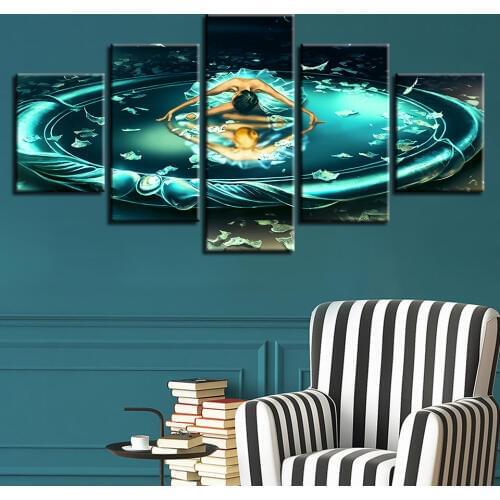 5pcs DIY Diamond Painting Gemini Dancing Full Square Diamond Embroidery Mosaic Picture Of Rhinestone H350