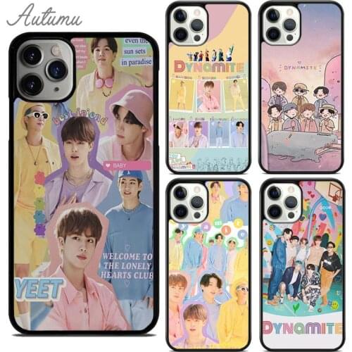 Dynamite Kpop Phone Case for iPhone 11 12 Pro Max mini X XR XS SE 2020 5 6S 7 8 Plus Samsung Galaxy S8 S9 S10 Cover shell