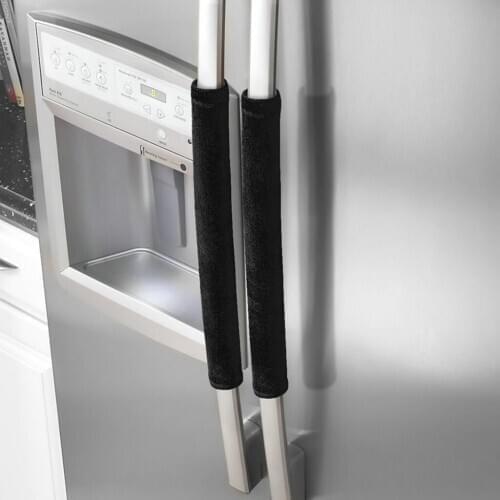 Refrigerator Door Handle Cover Kitchen Appliance Decor Handles Antiskid Protector Gloves for Fridge Oven Keep off Fingerprints