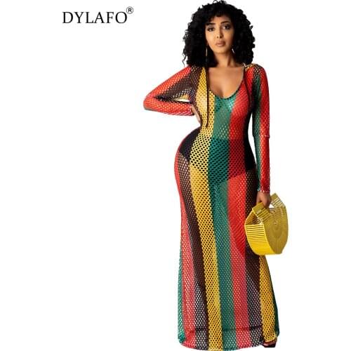 Летние платья в полоску DYLAFO China At AliExpress