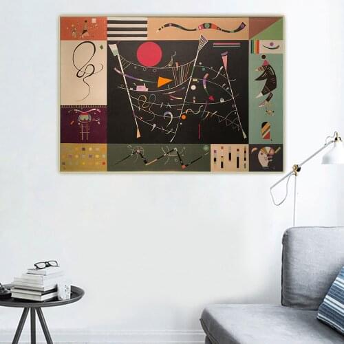 Canvas Oil Painting Wassily Kandinsky"The Whole"Western Art Decor Poster Wall Aesthetic Backdrop Home Room Interior Decoration