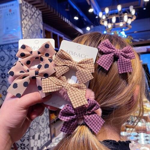 2Pcs Cute Flower Baby Hair Clips Bows Kids Girl Hair Clip Children Bowknot Hairpin Haarspeldjes Barrettes Hair Accessories