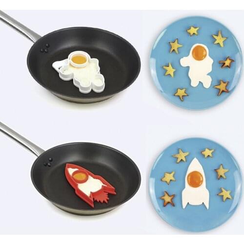 Creative kitchen accessories personality Fried egg rocket spaceman egg mold pancake maker ring diy tool cake mold omelette mold