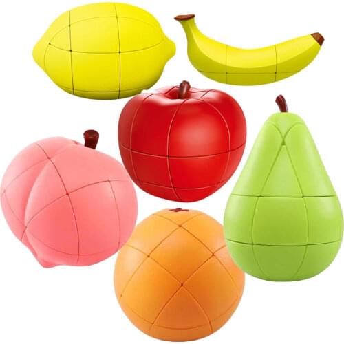 Cubes FanXin Fruits Strange-Shape 3x3 Cube High Speed Cube Puzzle Magic Professional Learning&Educational Cubos Kid Toys