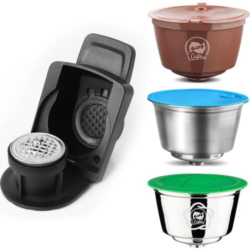 Reusable Coffee Capsule For Dolce Gusto Coffee Machine Stainless Steel Eco-Friendly Food Grade Refillable Filter