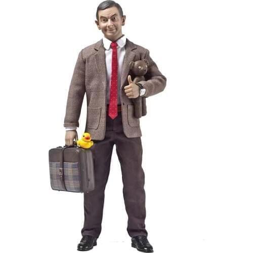 Fools Paradise MR. BEAN Full Set Action Figure Rowan Atkinson In Stock 1/6 Scale Model with Two Heads for Fans Holiday Gifts