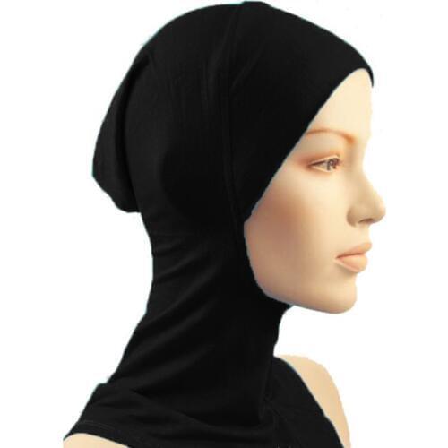 New Under Scarf Hat Cap Bone Bonnet Hijab Islamic Head Wear Neck Cover Muslim