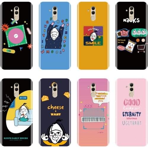 For Huawei Mate 9 10 20 Lite Phone Case Silicone Funny Cartoon Girl Pink Cute Back Cover For Huawei Mate 7 8 9 10 20 Pro Case