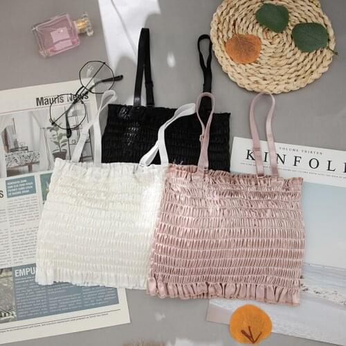 CHRLEISURE New Womens Tube Top Wireless Off The Shoulder Top Female Sexy Backless Womens Underwear Summer