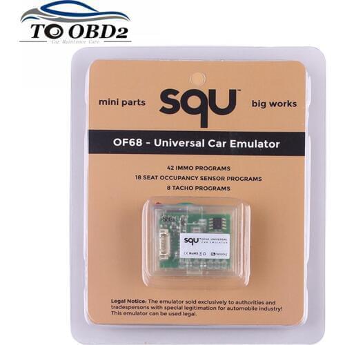 5pcs/Lot Universal Car Emulator MINI Parts Big Works SQU OF68 Supports Multi-Cars ECU IMMO Programs Sensor OBD OBDII Emulator
