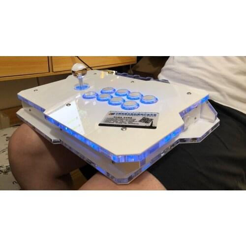 High-end Mechanical Axis Joystick 4in1 Zero Delay PROB Black Heavy Gold Drive Fighting RGB Backlight