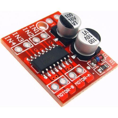 1pcs 2 DC motor drive module reversing PWM speed dual H bridge stepper motor Mini victory L298N