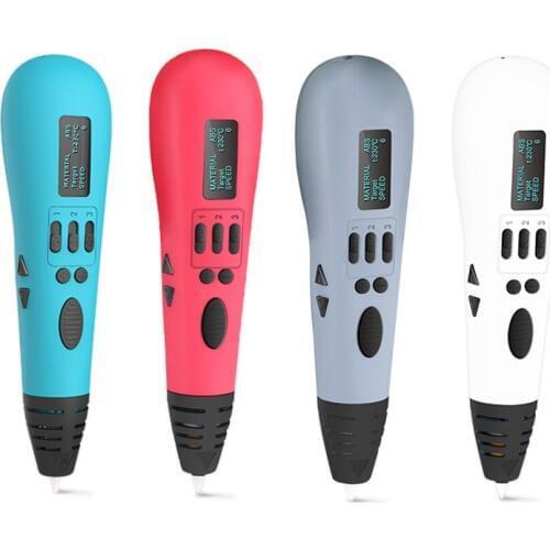 2018 3D magic Pen Scribble 3 Multicolor ABS PLA 1.75mm for Birthday christmas present children gift 3d printer drawing pen