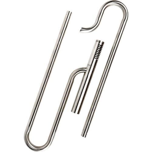 Aquarium stainless steel inlet and outlet water grass cylinder degreasing membrane filter bucket inlet and outlet pipe 12MM 16MM