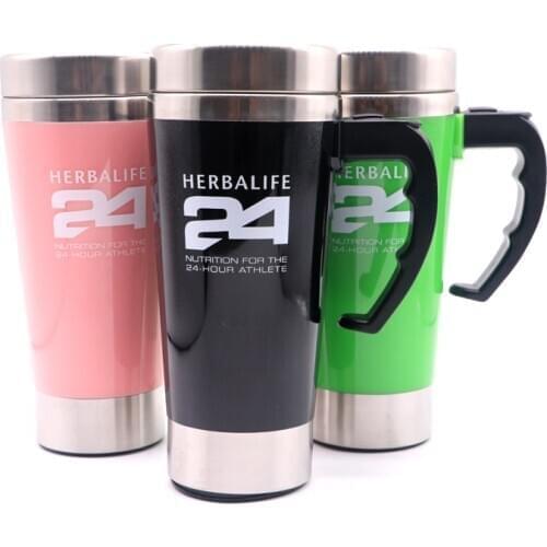 Herbalife Nutrition Automatic mixing Drinkware Stainless Steel Coffee Cup Self Stirring Electric Lazy Smart Double Insulated Cup