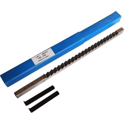 HSS Broach 3/8 C Push-Type Keyway Broach Inch Size Broach Cutting for CNC Machine Tools with Shims