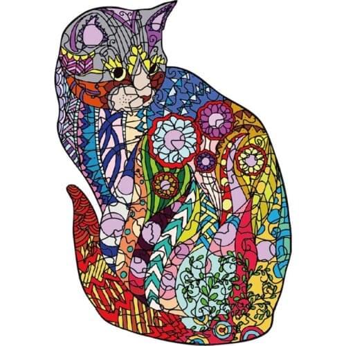 Stress-relief Toy Wooden Jigsaw Puzzles Wooden Puzzles for Adults Best Gift for Adults and Kids83/116PCS Uniquely Shape 69HE