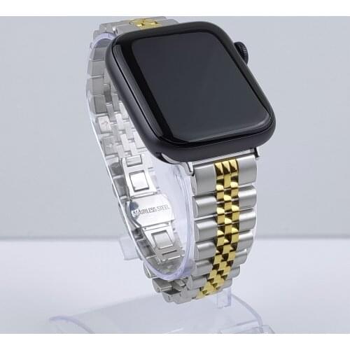 For Apple Watch 6 Bands SE 44mm 40mm Stainless Steel Metal Strap iWatch 5/4/3/2/1 38mm 42mm Wristband for Apple 6 Series Watch