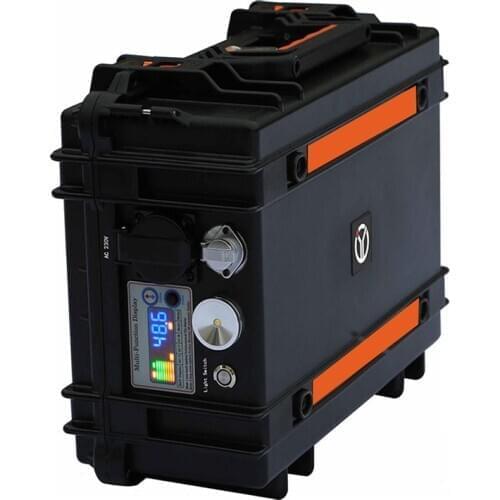 2000Wh Micro Hydroelectric Power Station Solar Energy System Solar Generator for CPAP Backup Camping Emergency