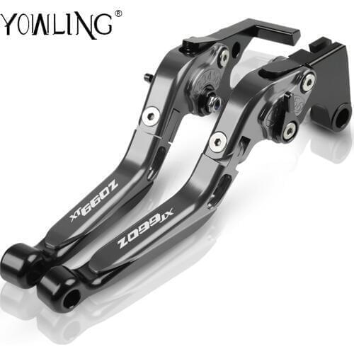 Motorcycle Aluminum Adjustable Brake Clutch Levers For Yamaha XT660Z TENERE XT660 Z 2008 2009 2010 2011 2012 2013 2014 2015 2016