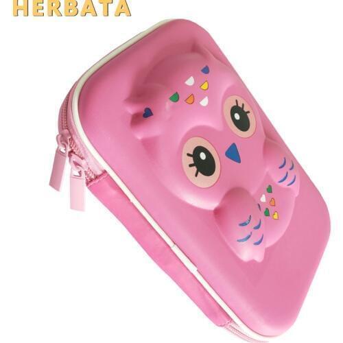 NEW Student EVA Cute Fruit Pencil Case Cartoon Zipper Large Capacity Pen Bag Stationery Material Escolar School Office Papelaria