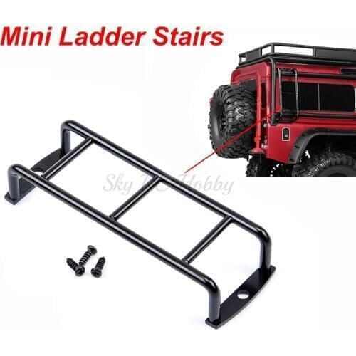 RC Car Metal Mini Ladder Stairs Accessories for Traxxas TRX4 TRX-4 Bronco Defender Body SCX10 90046 90047 D90 1/10 RC Crawler