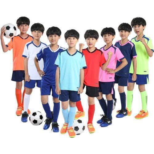 High Quality Boys Football uniforms , Kid Cheap Football Survetement Sets , Youth Soccer Kit clothes , Child Futbol Jerseys Suit