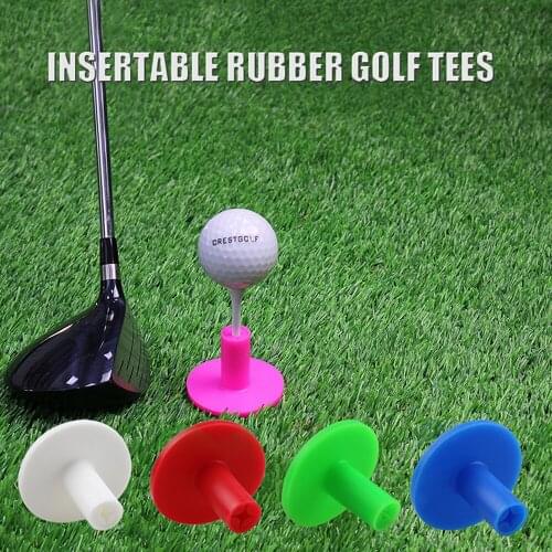 KOFULL 1Pc Golf Tees Rubber Supplies Accessories Course Practice