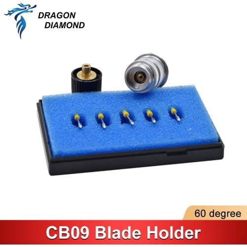 DRAGON DIAMOND 10 pcs 60 degree Graphtec CB09 Blades + 1pc Blade Holder For CB09 GRAPHTEC VINYL CUTTER PLOTTER