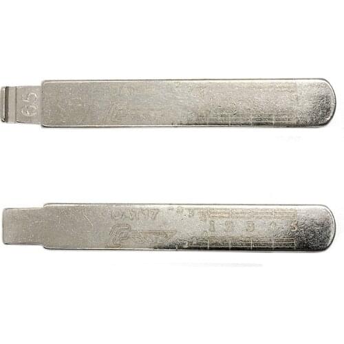 2/15/30pcs DAT17 65# for-Subaru Uncut Car Key Blade with Scale Engraved With Marks for KD/VVDI/JMD remote