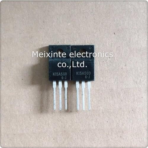 20pcs/lot K15A50D TK15A50D 15A 500V TO-220F Field effect transistor N channel MOS high pressure tube New original