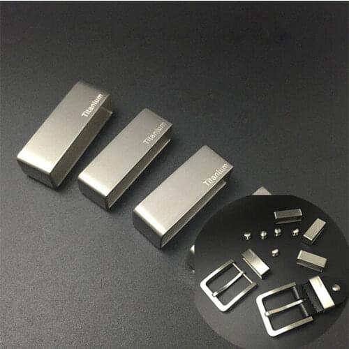 38/37/35/33mm titanium alloy belt buckle end line suitable for mens belt buckle