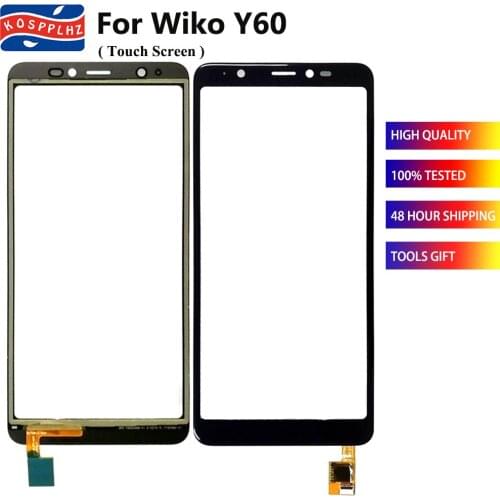 5.45" New For Wiko Y60 Touch Screen Panel Digitizer Sensor Replacement 100% Tested For Wiko Y60 SmartPhones Touch Screen Parts