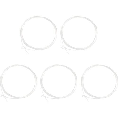 5 Pcs Fly fishing Tapered Leader with Loop 9FT Available in 3X/5X/6X Clear