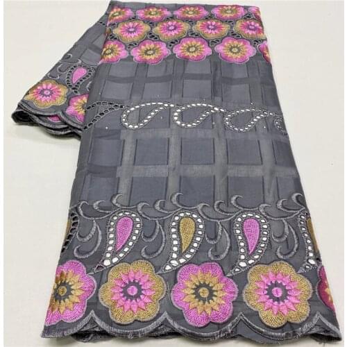 5 Y Swiss lace fabric 2021 heavy beaded embroidery African lace fabrics 100% cotton fabric Swiss voile lace in Switzerland 1L521