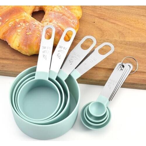 8PCS/Set Measuring Cups Spoons Kitchen Baking Cooking Tools Set Measuring Cup And Spoon Cocina Gadget