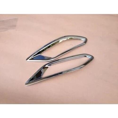 Brand New For Honda VEZEL 2014-2018 2PCS High Quality ABS Chrome Car Rear Headlight Fog Lamp Cover Trim Car Styling Accessories