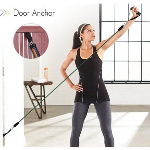 B137 Elast Band For Fitness Sports Gym Exercise Equipment Training Pull Rope 11 Pcs Elastic Resistance Bands Sets Workout Rubber