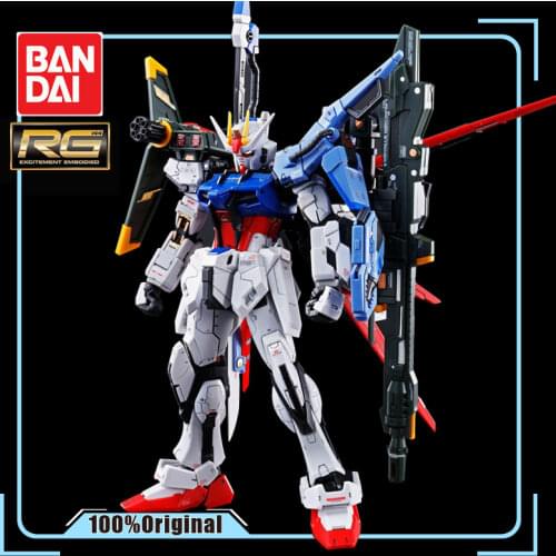 BANDAI RG 1/144 Originele Gundam PB Model PERFECT STRIKE GUNDAM SEED KIRA YAMATO Mobiele Pak Kinderen Speelgoed