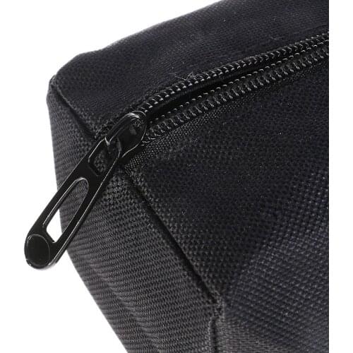 Waterproof Oxford Canvas Tool Bag Screw Nails Drill Bit Metal Parts Storage Case