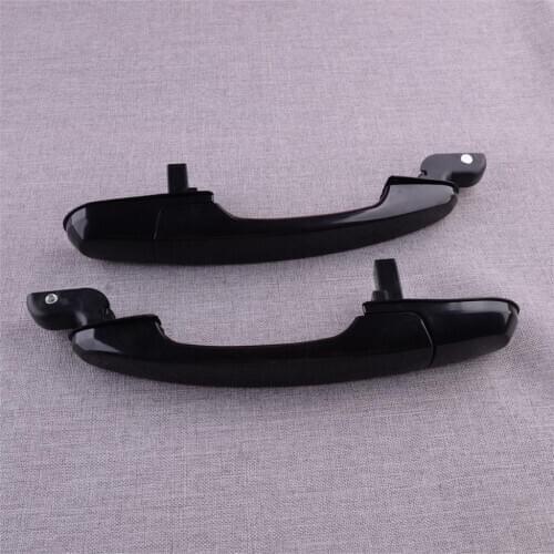 CITALL 1 Pair 83650-2E000 83660-2E000 Rear Exterior Outside Door Handle fit for Hyundai Tucson 2005 2006 2007 2008 2009