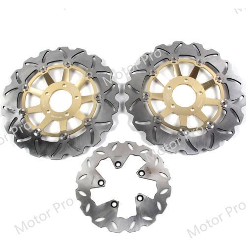 For Suzuki GSX 1200 INAZUMA 1999 2000 2001 2002 Front Rear Brake Disc Disk Rotor Kit Motorcycle GSX1200 RF900 RF900R GSF BANFIT